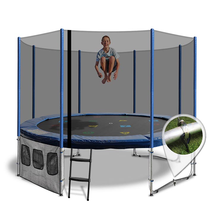 12ft Trampoline with Trampoline Tent Cover Circus Tent Design
