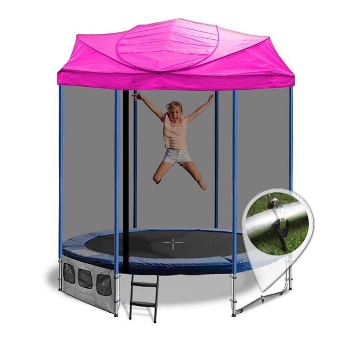6ft Trampoline with princess tent