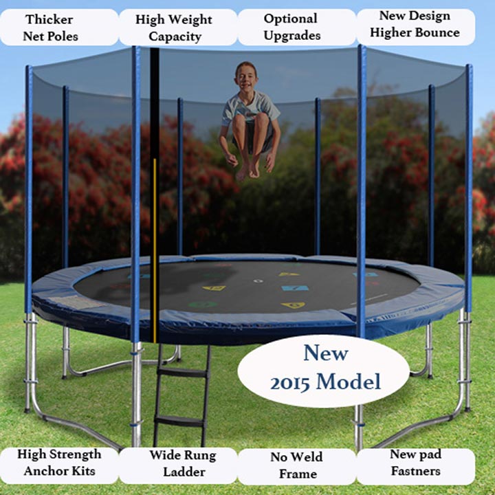12ft Trampoline with tent
