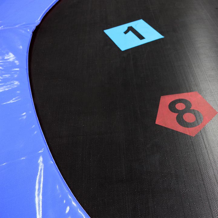 16ft Printed Trampoline Mat 108 Springs Oz Trampolines