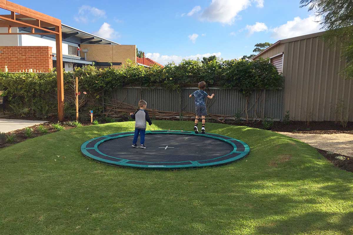 Gallery of Inground Trampolines Oz Trampolines